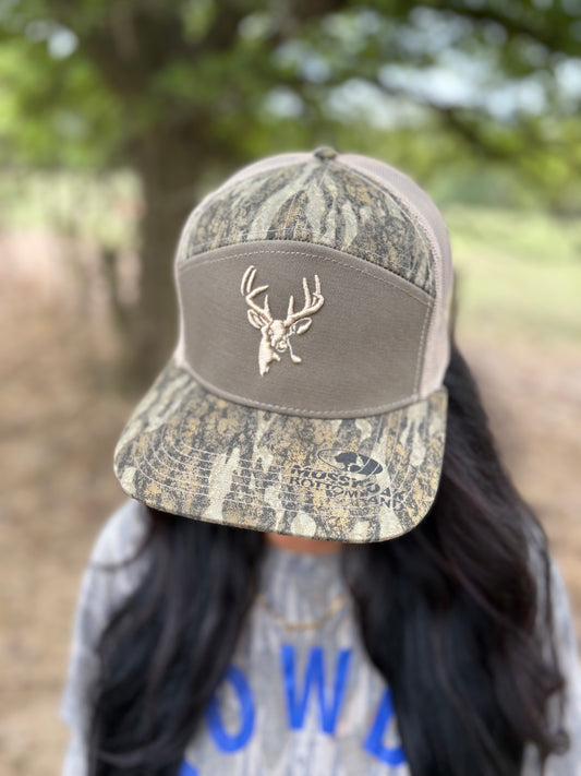 Bottomland Camo Buck Hat - tan