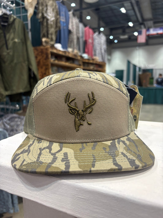 Bottomland Camo Buck Hat - sage