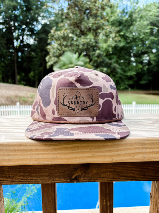 Somethin' Country Rope Hat - brown