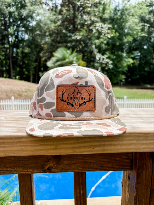 Somethin' Country Rope Hat - tan