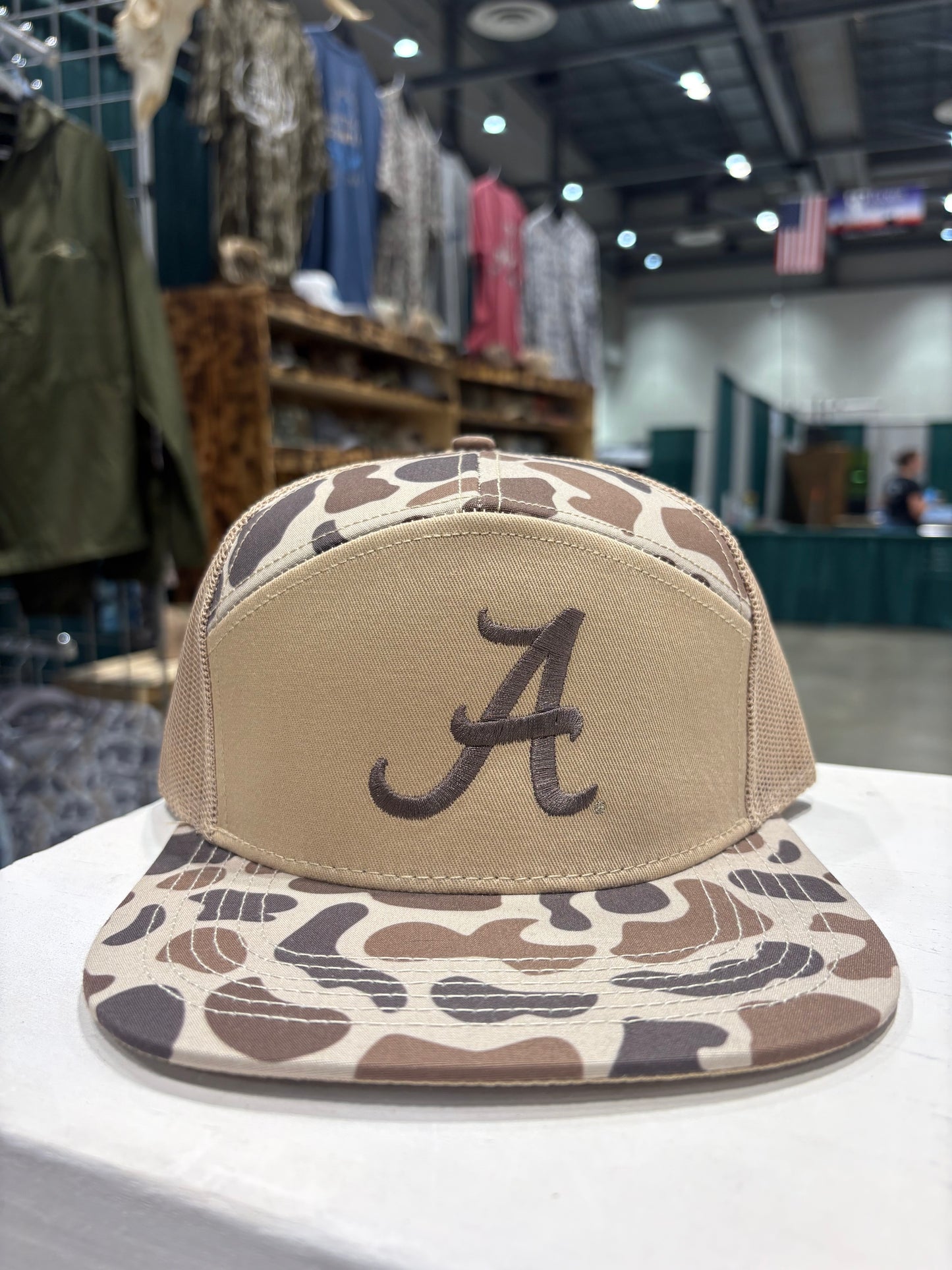 Alabama 7 panel  brown camo cap