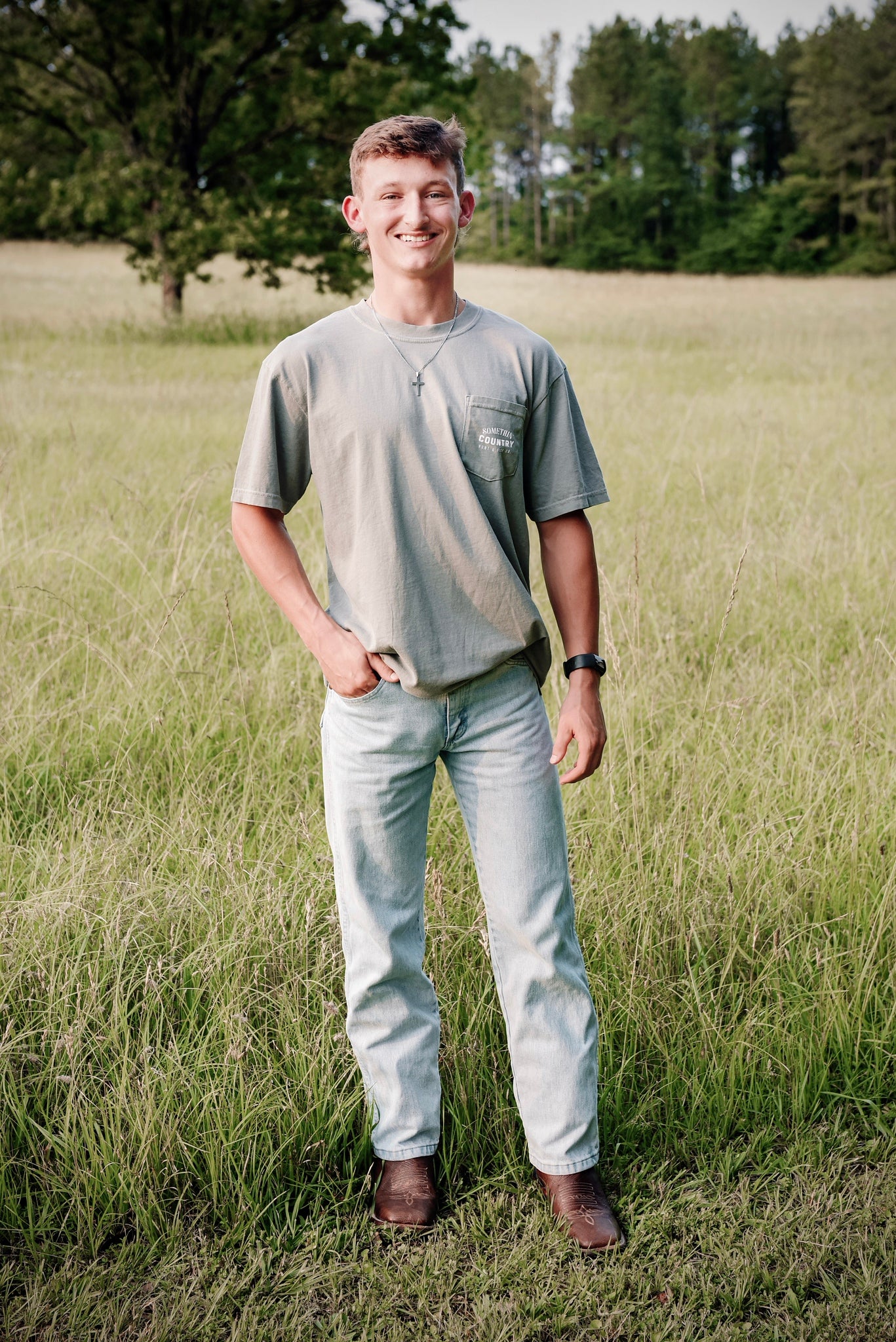 Somethin' Country Grey T-Shirt