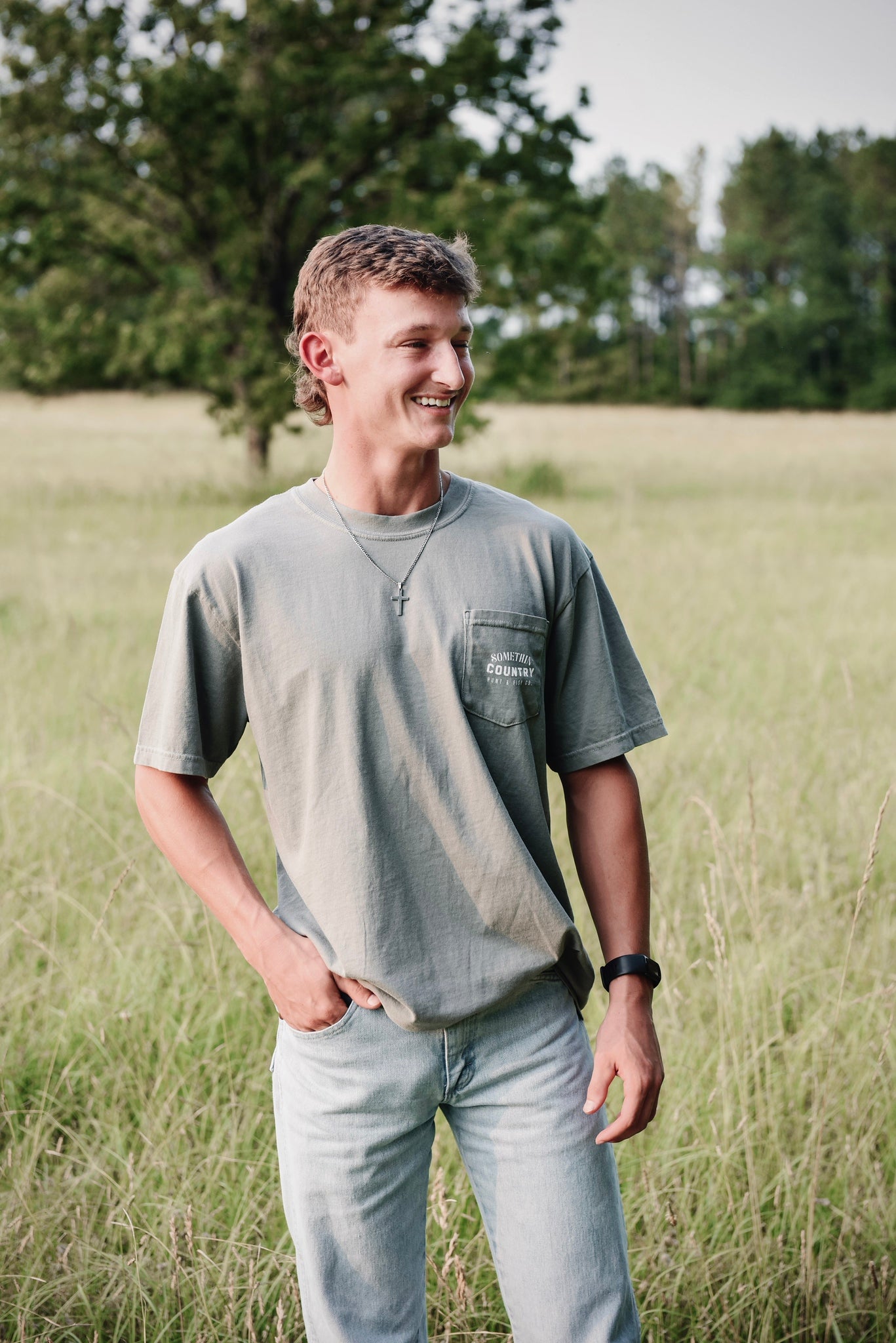 Somethin' Country Grey T-Shirt
